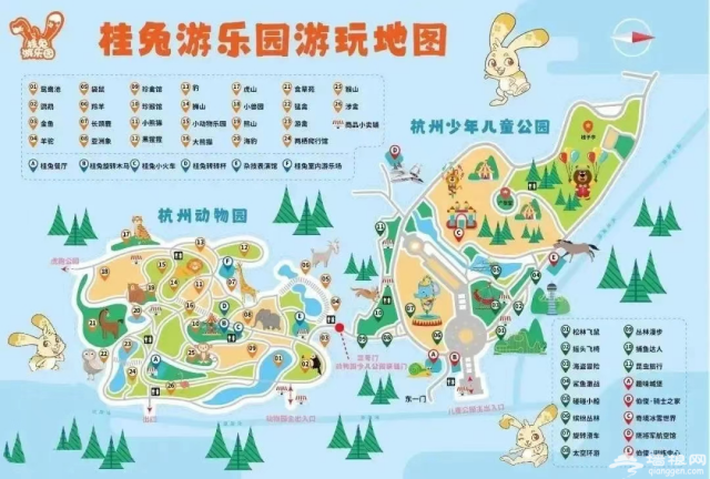 杭州少年儿童公园在哪里 杭州少年儿童公园项目