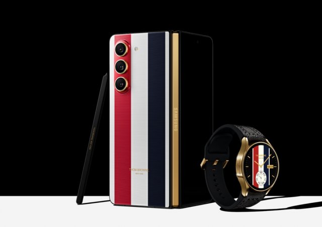 三星携手Thom Browne推出Galaxy Z Fold5 Thom Browne限量版：科技与时尚的完美融合