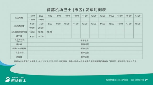 北京首都机场大巴时刻表2023(北京首都机场大巴时刻表2023昌平)