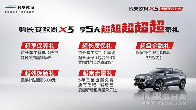 长安欧尚X5开启全球上市